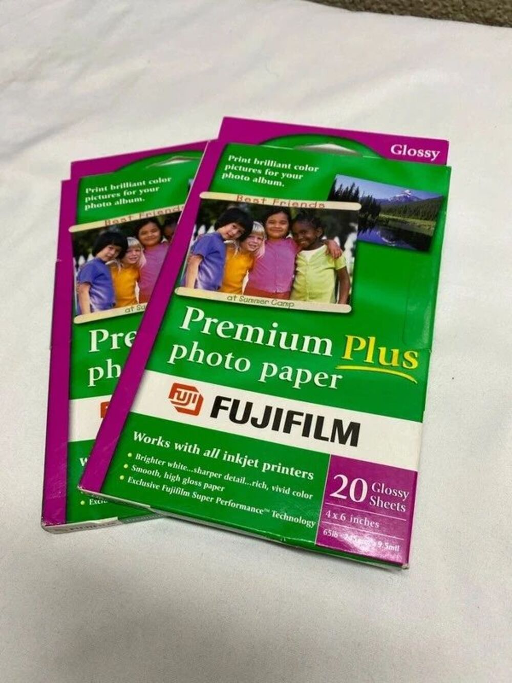3A^Fuji film premium plus photo paper 2 packs new
